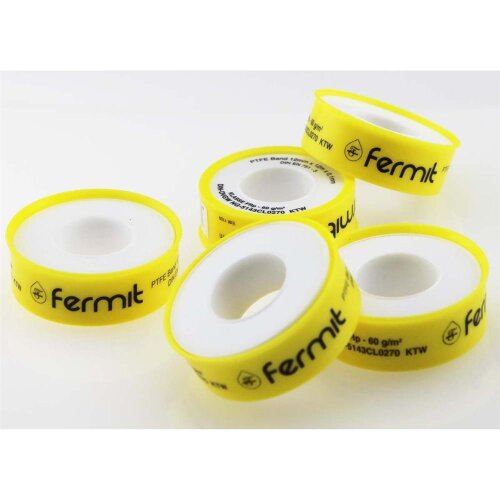 5x PTFE-Band für Feingewinde FRp