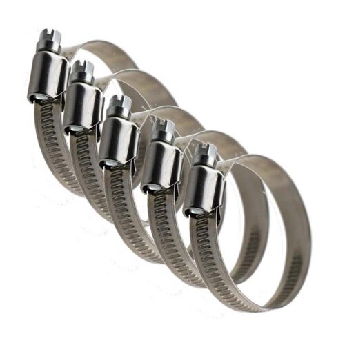 Edelstahl Schlauchschelle 25–40 mm – Bandbreite 12 mm, W4/V2A nach DIN 3017