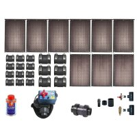 OKU Solar Poolheizung Komplettset bis 48 m²...