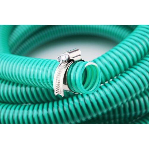 Edelstahlschlauchklemmen mit Saugschlauch und Druckschlauch 7 bar LW 25mm 1"; 5-50m